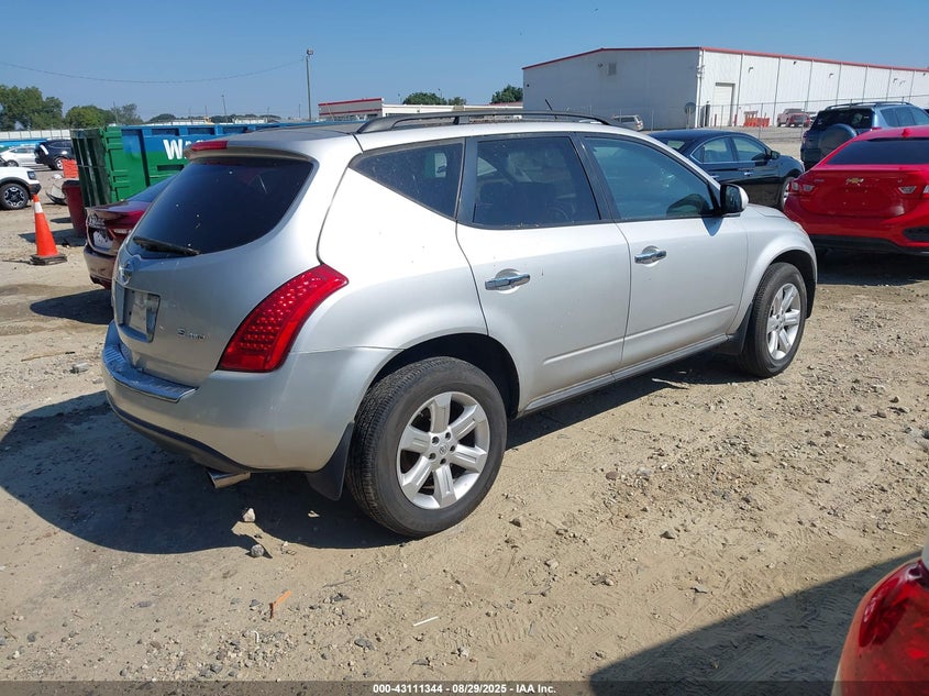 JN8AZ08W27W639642 2007 NISSAN MURANO photo no. 4
