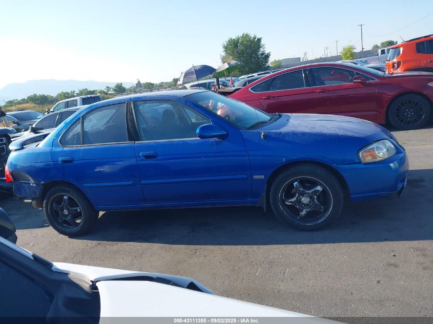 2006 Nissan Sentra 1.8S VIN: 3N1CB51D06L592701 Lot: 43111355
