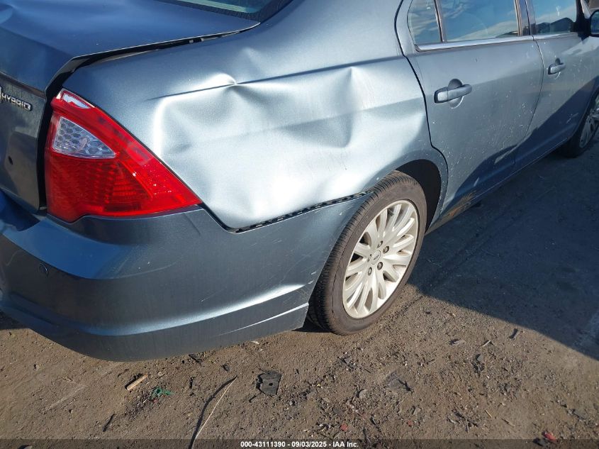 2012 Ford Fusion Hybrid VIN: 3FADP0L35CR179651 Lot: 43111390