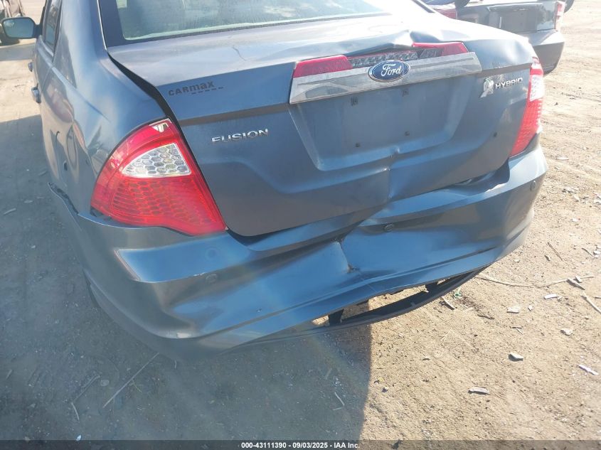 2012 Ford Fusion Hybrid VIN: 3FADP0L35CR179651 Lot: 43111390