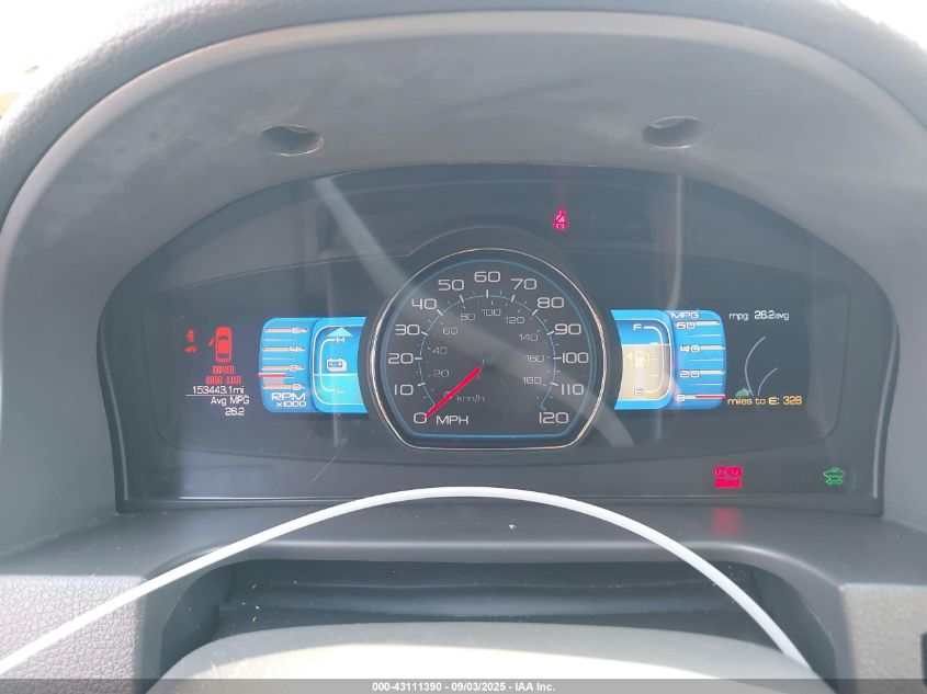 2012 Ford Fusion Hybrid VIN: 3FADP0L35CR179651 Lot: 43111390