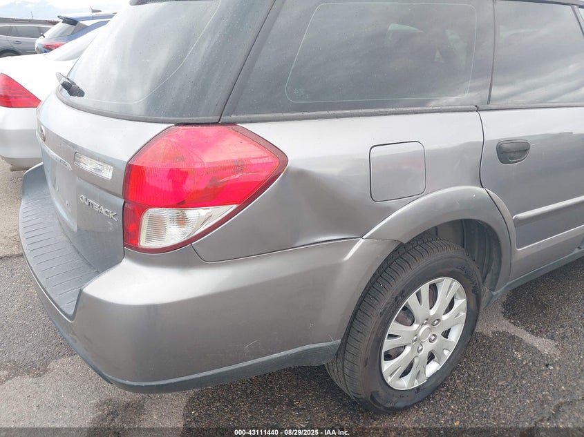 2009 Subaru Outback 2.5I VIN: 4S4BP60C797341588 Lot: 43111440