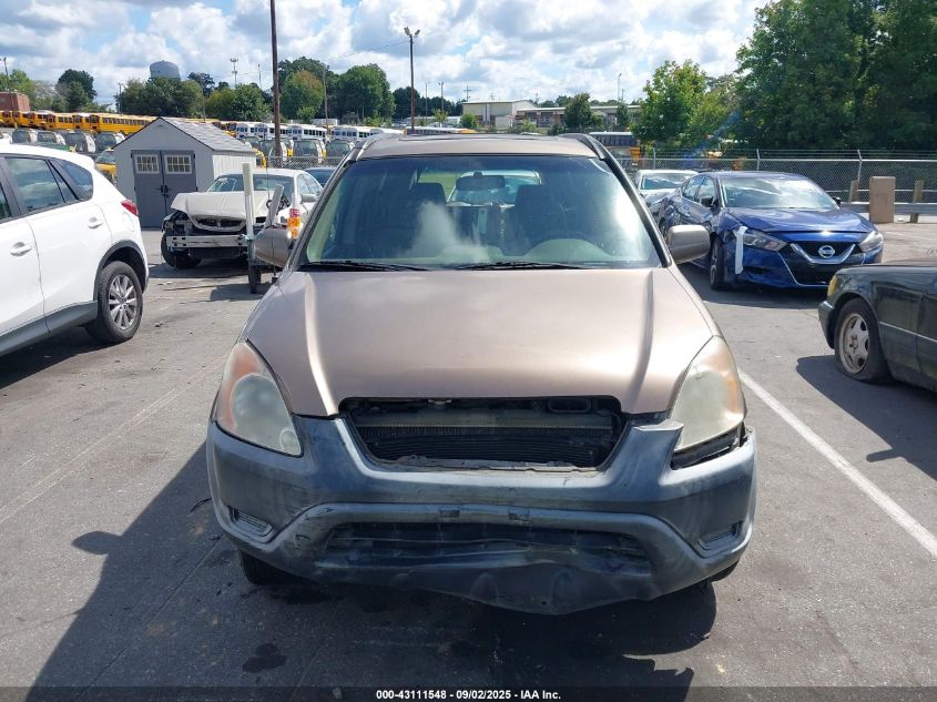 2002 Honda Cr-V Ex VIN: JHLRD78872C072915 Lot: 43111548