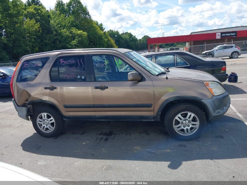 2002 Honda Cr-V Ex VIN: JHLRD78872C072915 Lot: 43111548