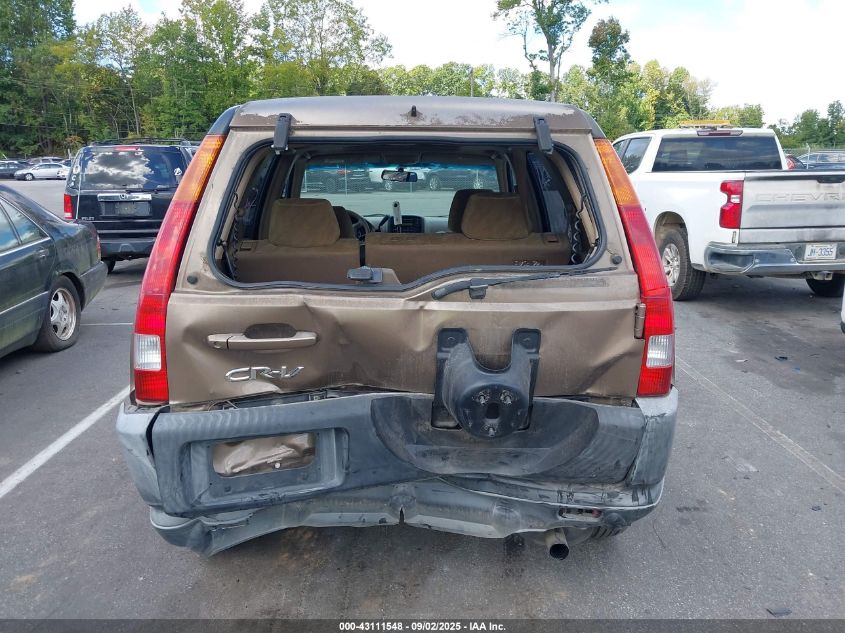 2002 Honda Cr-V Ex VIN: JHLRD78872C072915 Lot: 43111548