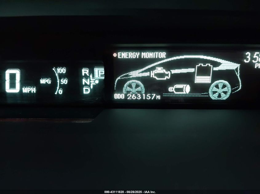 2011 Toyota Prius Two VIN: JTDKN3DU8B0269729 Lot: 43111828