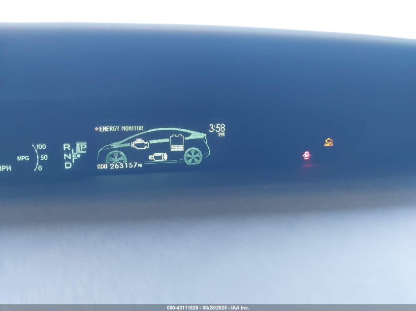 2011 Toyota Prius Two VIN: JTDKN3DU8B0269729 Lot: 43111828