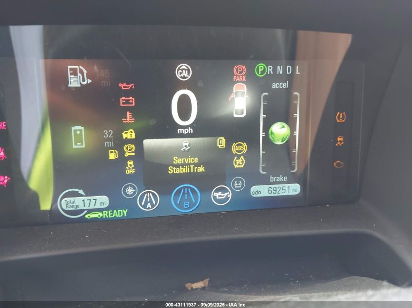 2014 Chevrolet Volt VIN: 1G1RF6E44EU136757 Lot: 43111937