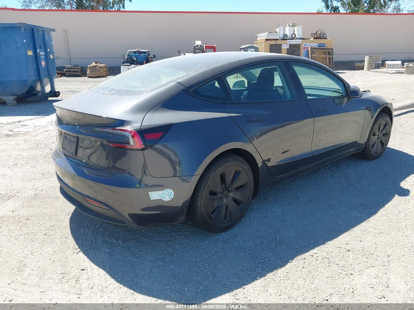 Vin: 5yj3e1ea3sf967647, lot: 43606288, tesla model 3 long range rear-wheel drive 20254