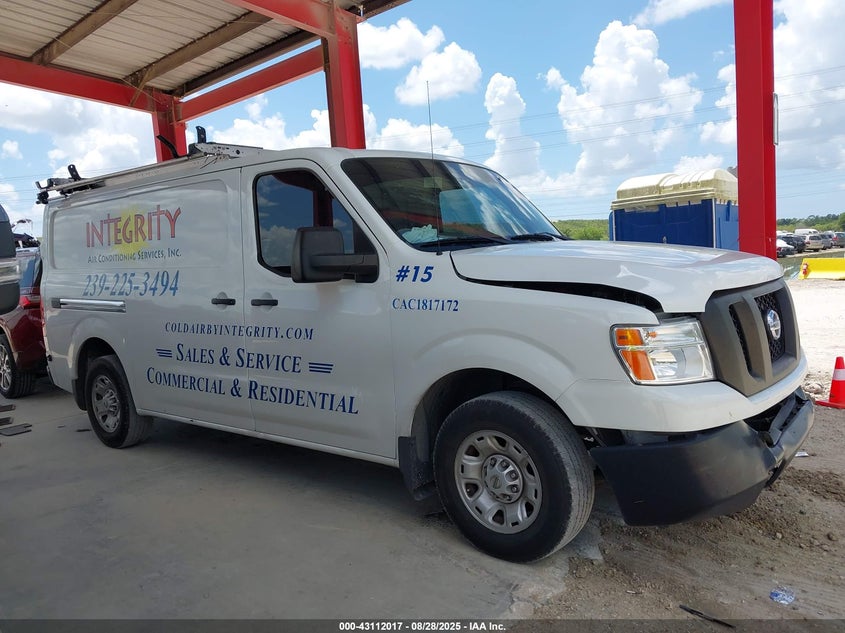 2019 NISSAN NV CARGO NV1500 SV V6 - 1N6BF0KMXKN809578