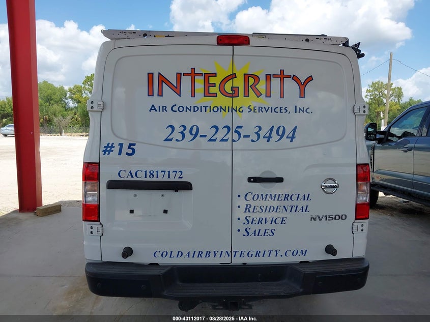 2019 NISSAN NV CARGO NV1500 SV V6 - 1N6BF0KMXKN809578