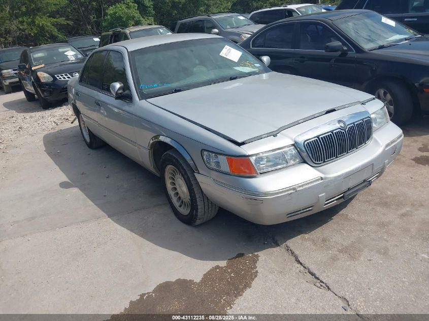 2000 Mercury Grand Marquis Ls silver sedan gasoline 2MEFM75WXYX691330 photo #1