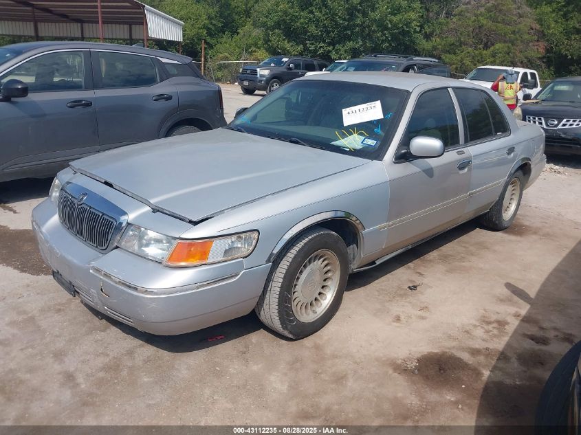 2000 Mercury Grand Marquis Ls silver sedan gasoline 2MEFM75WXYX691330 photo #3