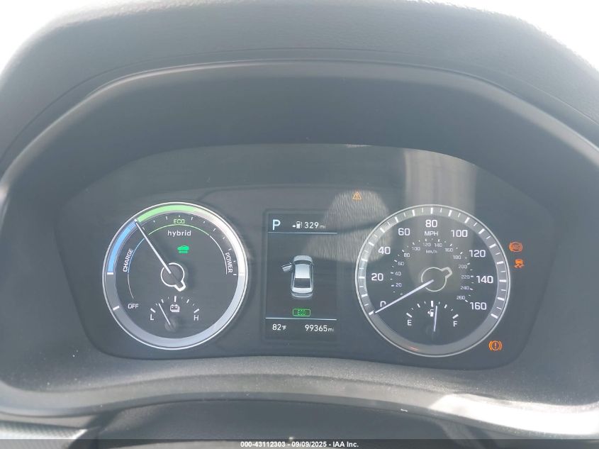 2018 Hyundai Sonata Hybrid Se VIN: KMHE24L37JA078778 Lot: 43112303