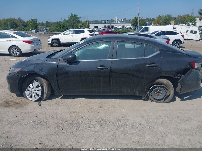 2024 Nissan Sentra S Xtronic Cvt VIN: 3N1AB8BV0RY273936 Lot: 43112473
