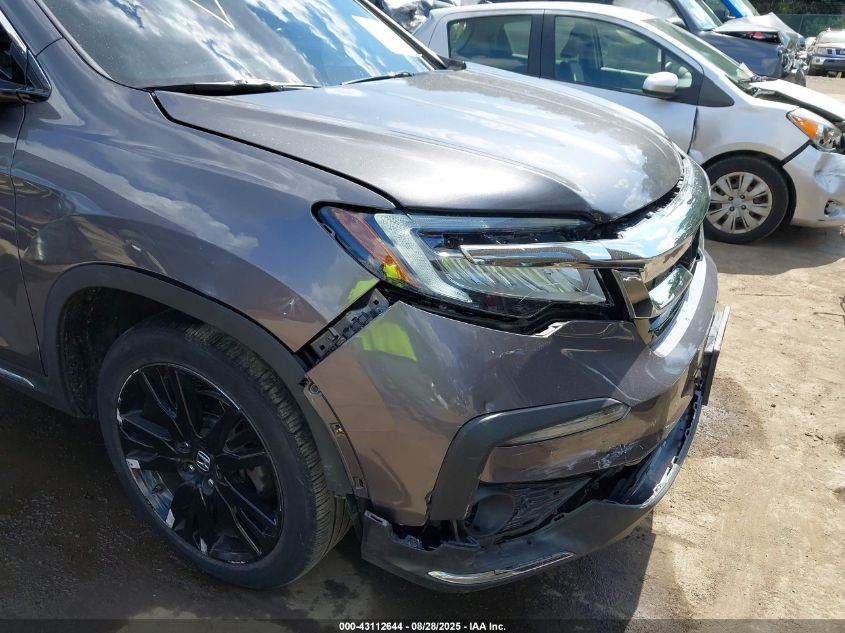 2019 Honda Pilot Touring VIN: 5FNYF6H9XKB002530 Lot: 43112644