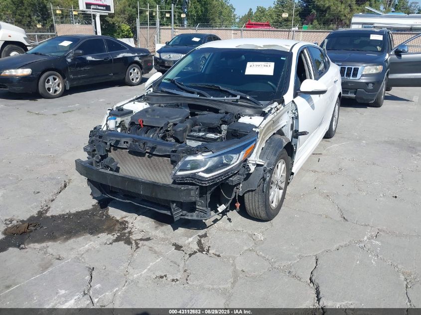 2019 Kia Optima Lx VIN: 5XXGT4L33KG285295 Lot: 43112682