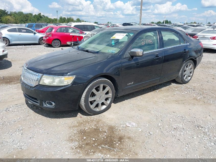 2009 Lincoln Mkz black sedan gasoline 3LNHM28T59R620031 photo #3
