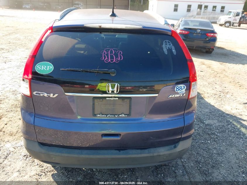 2013 Honda Cr-V Ex-L VIN: 2HKRM4H7XDH676470 Lot: 43112730