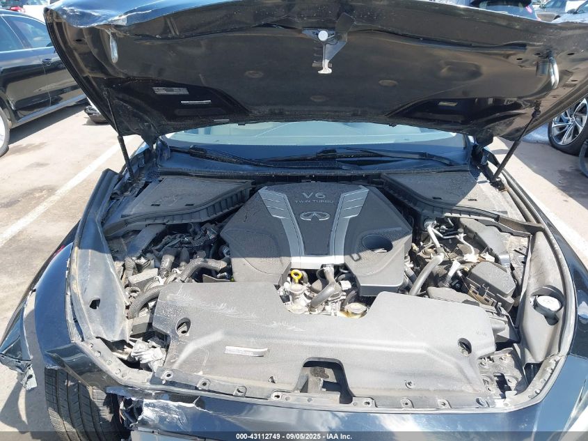 2018 Infiniti Q50 3.0T Luxe VIN: JN1EV7AP1JM350259 Lot: 43112749