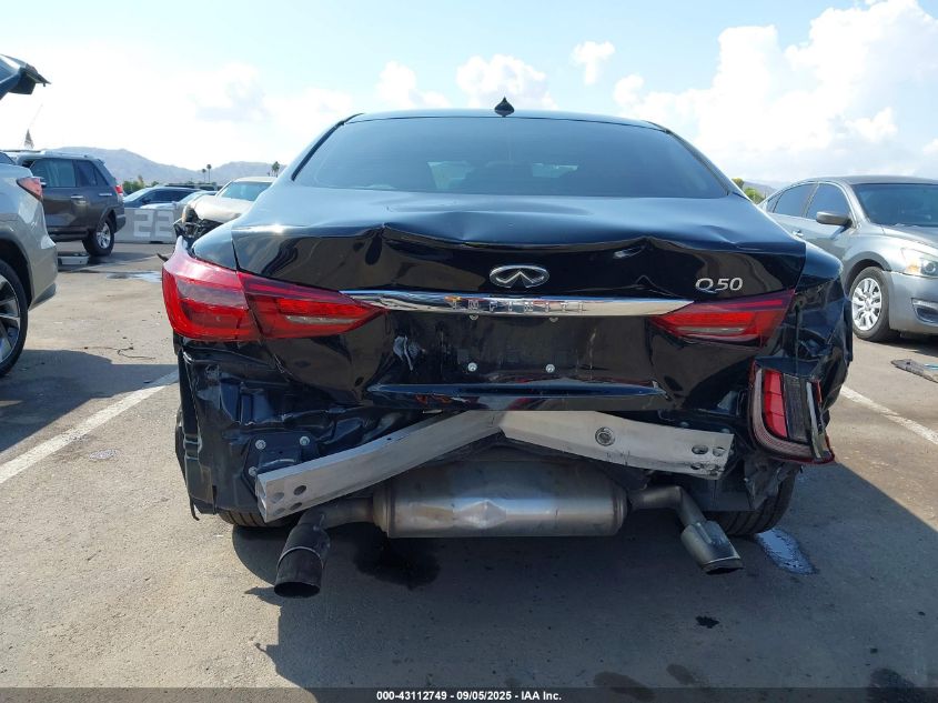 2018 Infiniti Q50 3.0T Luxe VIN: JN1EV7AP1JM350259 Lot: 43112749