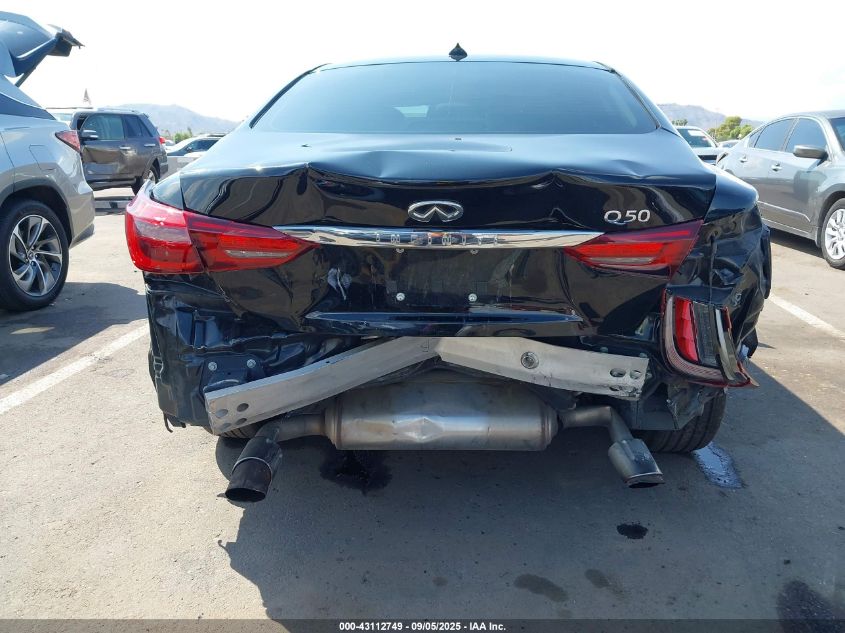 2018 Infiniti Q50 3.0T Luxe VIN: JN1EV7AP1JM350259 Lot: 43112749
