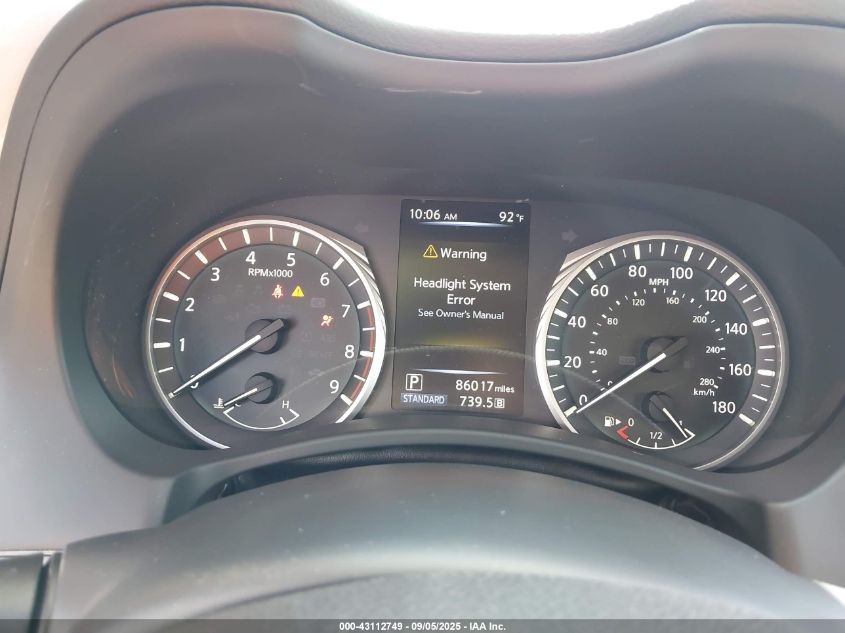 2018 Infiniti Q50 3.0T Luxe VIN: JN1EV7AP1JM350259 Lot: 43112749