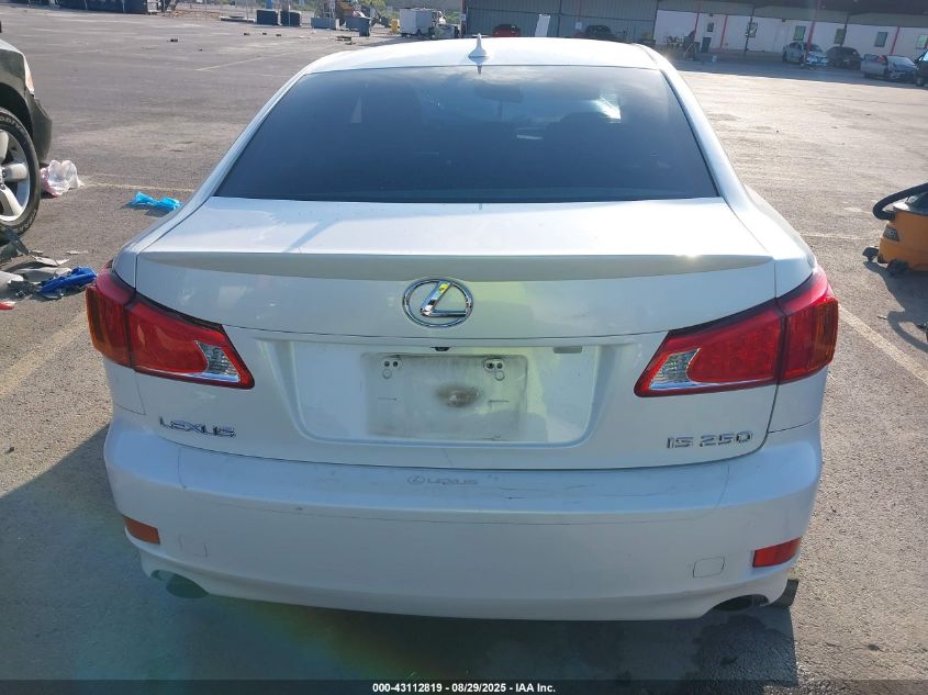 2010 Lexus Is 250 VIN: JTHBF5C26A5122477 Lot: 43112819