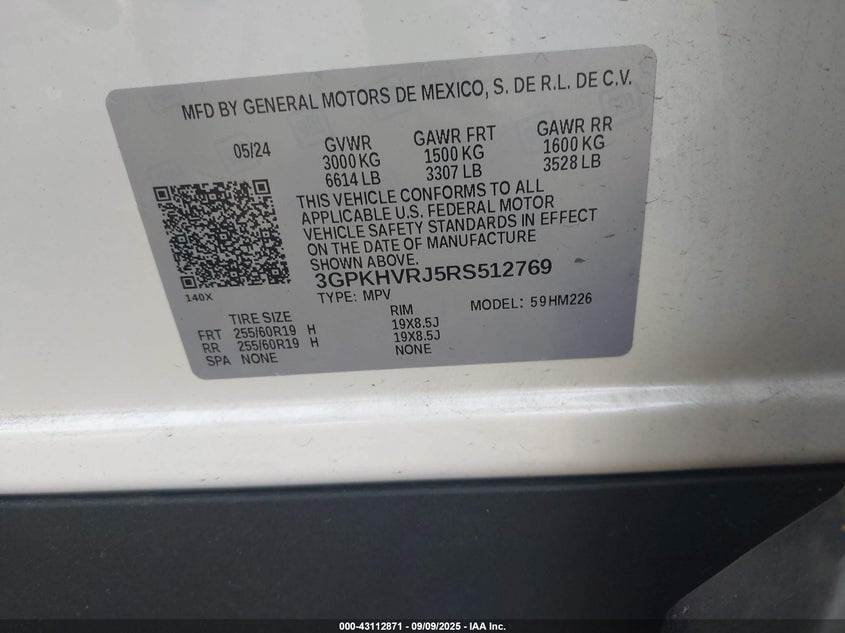 2024 HONDA PROLOGUE EX - 3GPKHVRJ5RS512769