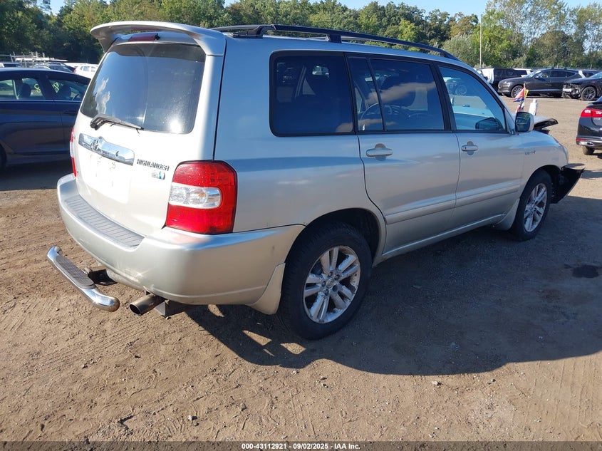 JTEEW21A570047277 2007 TOYOTA HIGHLANDER photo no. 4