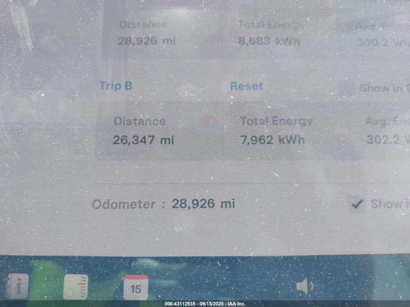 2024 Tesla Model Y Long Range Dual Motor All-Wheel Drive VIN: 7SAYGDEE3RA249918 Lot: 43112935