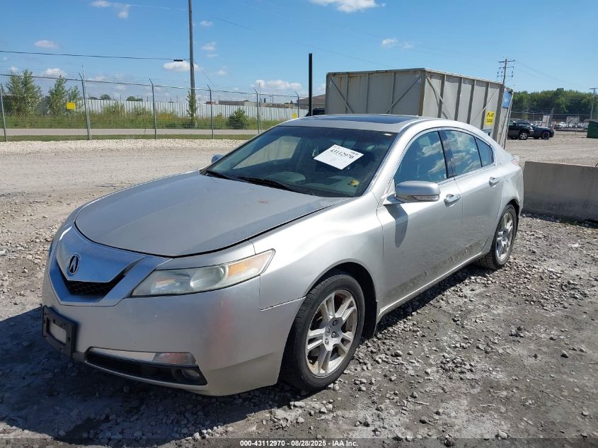2009 Acura Tl 3.5 silver sedan gasoline 19UUA86559A010273 photo #3