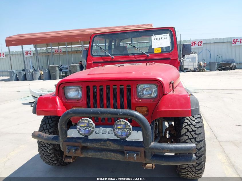 1994 Jeep Wrangler / Yj S VIN: 1J4FY19P7RP443592 Lot: 43113142