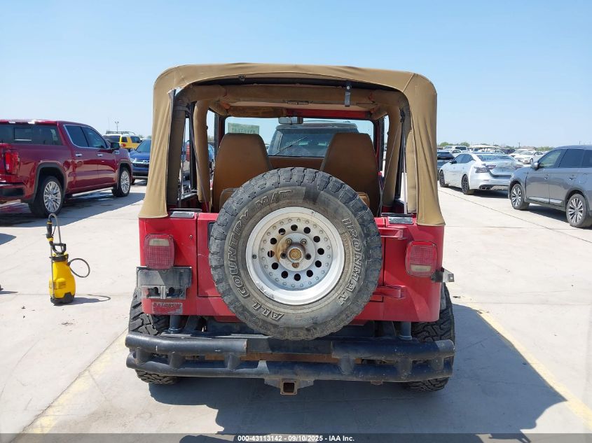 1994 Jeep Wrangler / Yj S VIN: 1J4FY19P7RP443592 Lot: 43113142