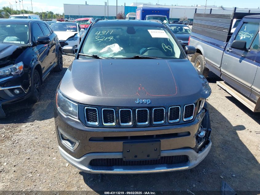 2017 Jeep New Compass Limited 4X4 VIN: 3C4NJDCB3HT628141 Lot: 43113219