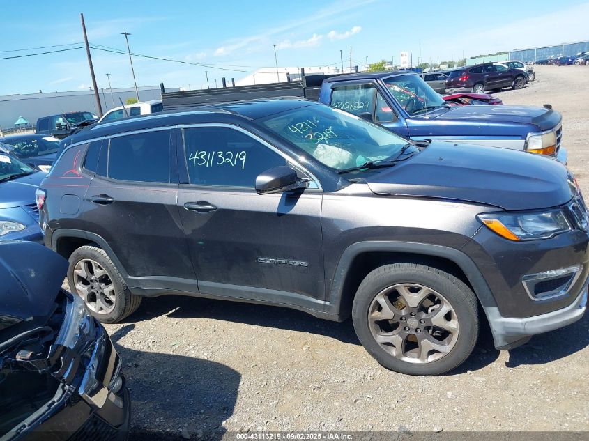 2017 Jeep New Compass Limited 4X4 VIN: 3C4NJDCB3HT628141 Lot: 43113219