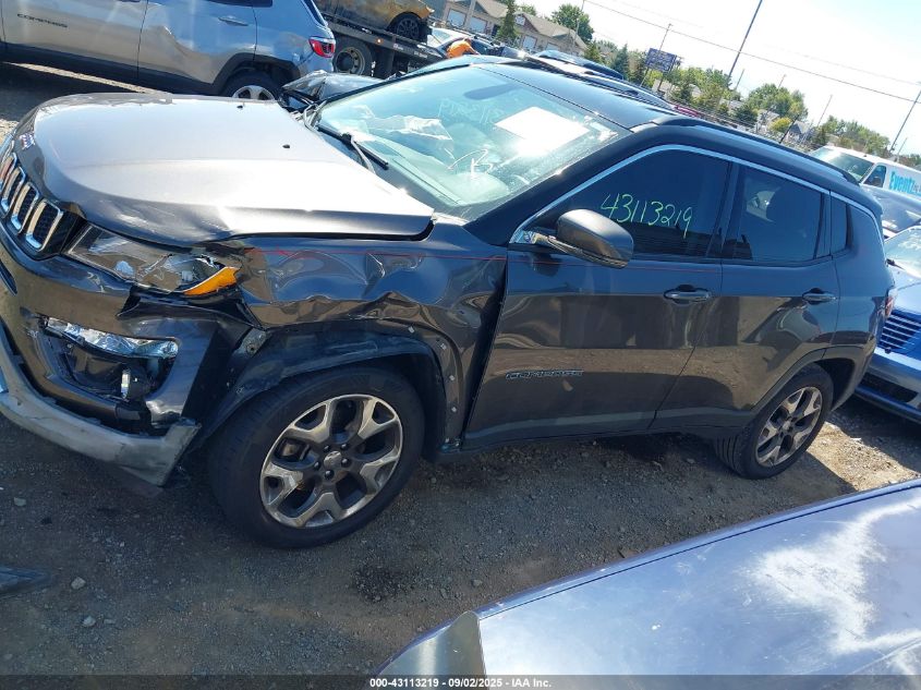 2017 Jeep New Compass Limited 4X4 VIN: 3C4NJDCB3HT628141 Lot: 43113219