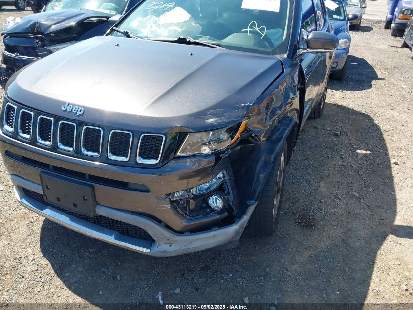 2017 Jeep New Compass Limited 4X4 VIN: 3C4NJDCB3HT628141 Lot: 43113219