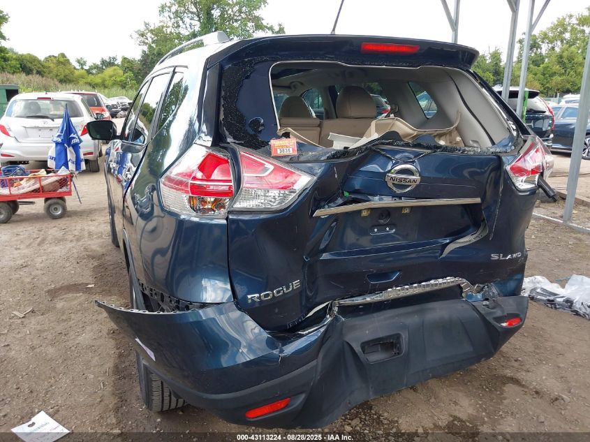2016 Nissan Rogue Sl VIN: 5N1AT2MV4GC744637 Lot: 43113224