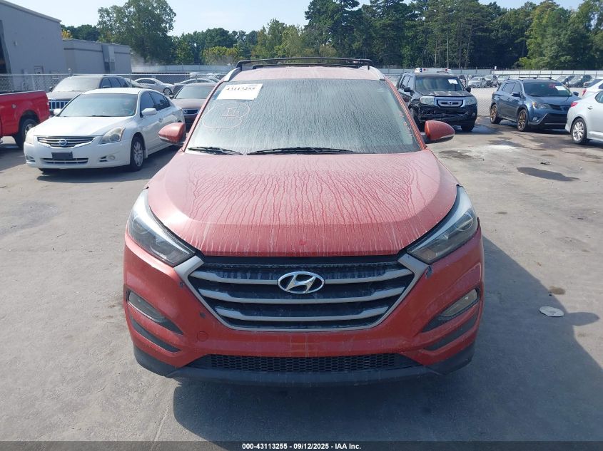 2017 Hyundai Tucson Se Plus VIN: KM8J33A4XHU411372 Lot: 43113255