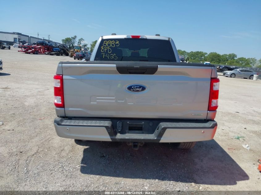 2021 Ford F-150 Xl VIN: 1FTEW1CP3MKD08003 Lot: 43113288