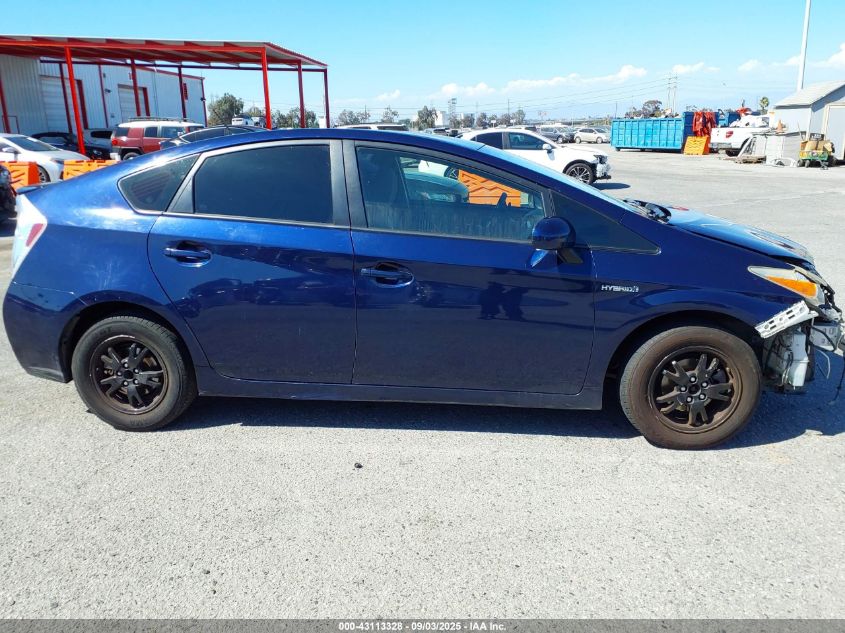 2014 Toyota Prius Three VIN: JTDKN3DU3E0382895 Lot: 43113328