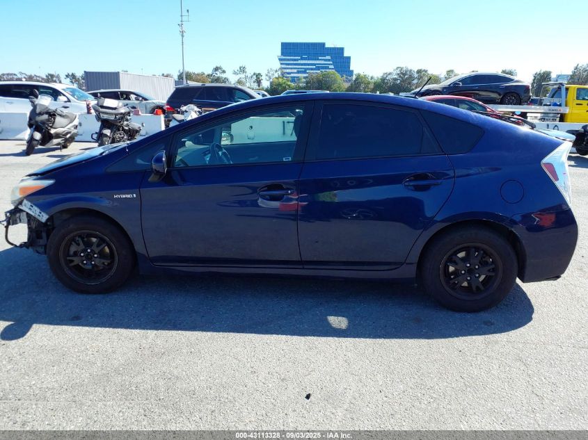 2014 Toyota Prius Three VIN: JTDKN3DU3E0382895 Lot: 43113328