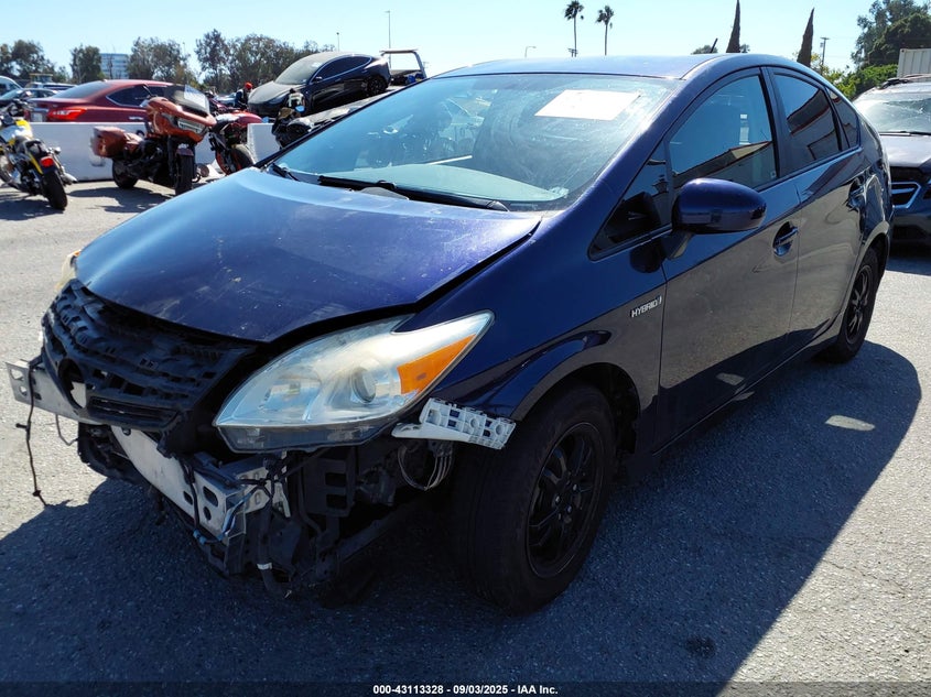 JTDKN3DU3E0382895 2014 TOYOTA PRIUS photo no. 2