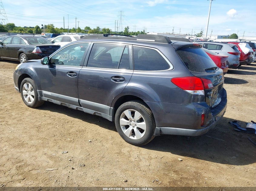 Vin: 4s4brbjcxa3383797, lot: 43607661, subaru outback 2.5i limited 20103