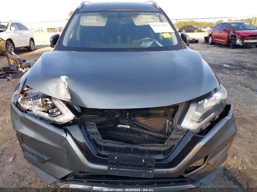 2017 Nissan Rogue Sv VIN: KNMAT2MT4HP545519 Lot: 43113363