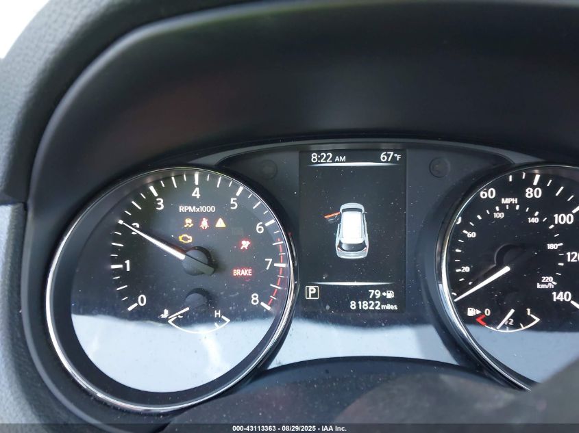 2017 Nissan Rogue Sv VIN: KNMAT2MT4HP545519 Lot: 43113363