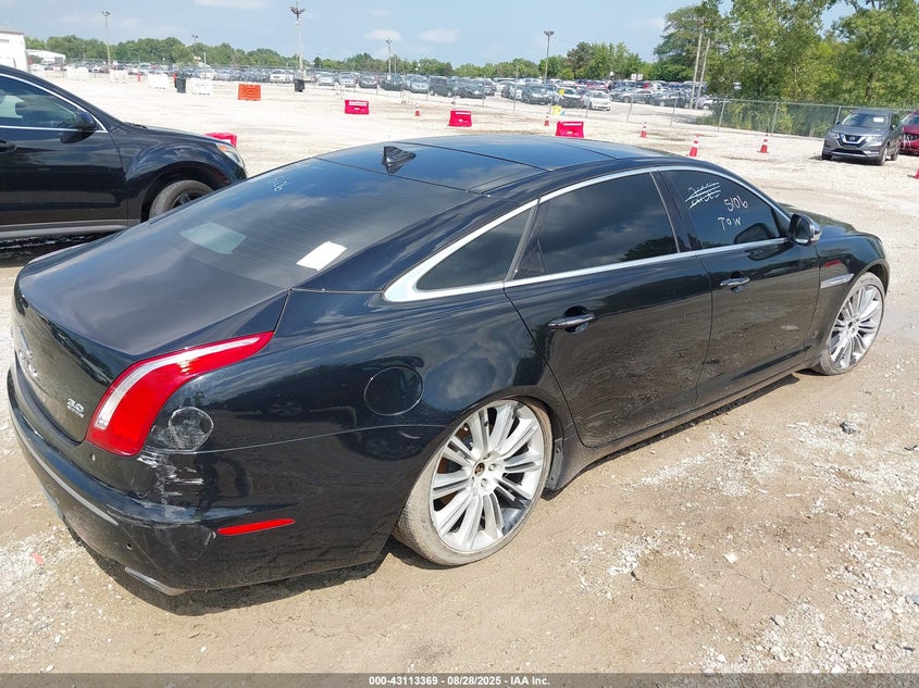 Vin: sajwj2gd8d8v47764, lot: 43607679, jaguar xj xjl portfolio 20134