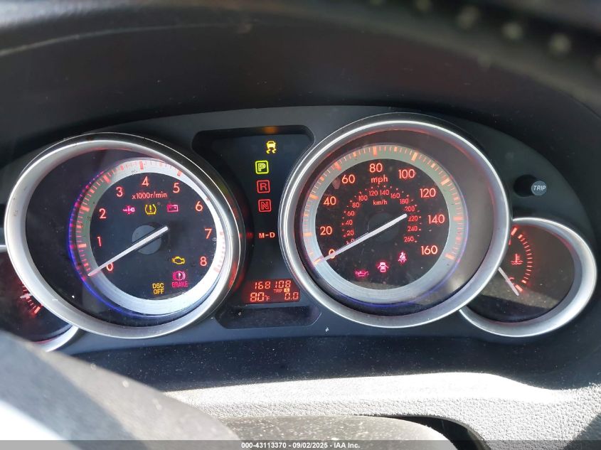 2009 Mazda Mazda6 S Grand Touring VIN: 1YVHP82B095M12182 Lot: 43113370