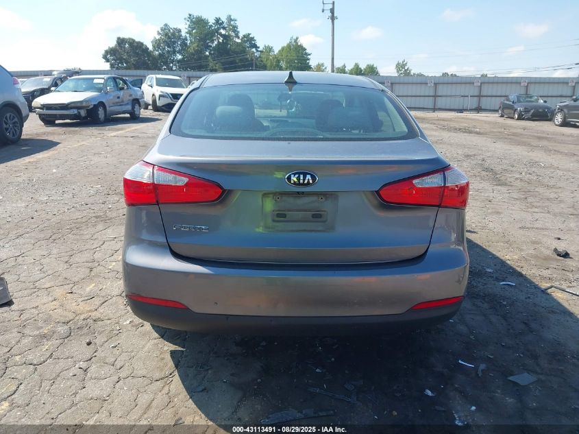 2016 Kia Forte Lx VIN: KNAFX4A61G5608362 Lot: 43113491